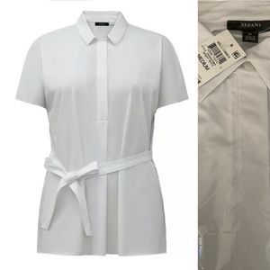 Alfani tie waist shirt